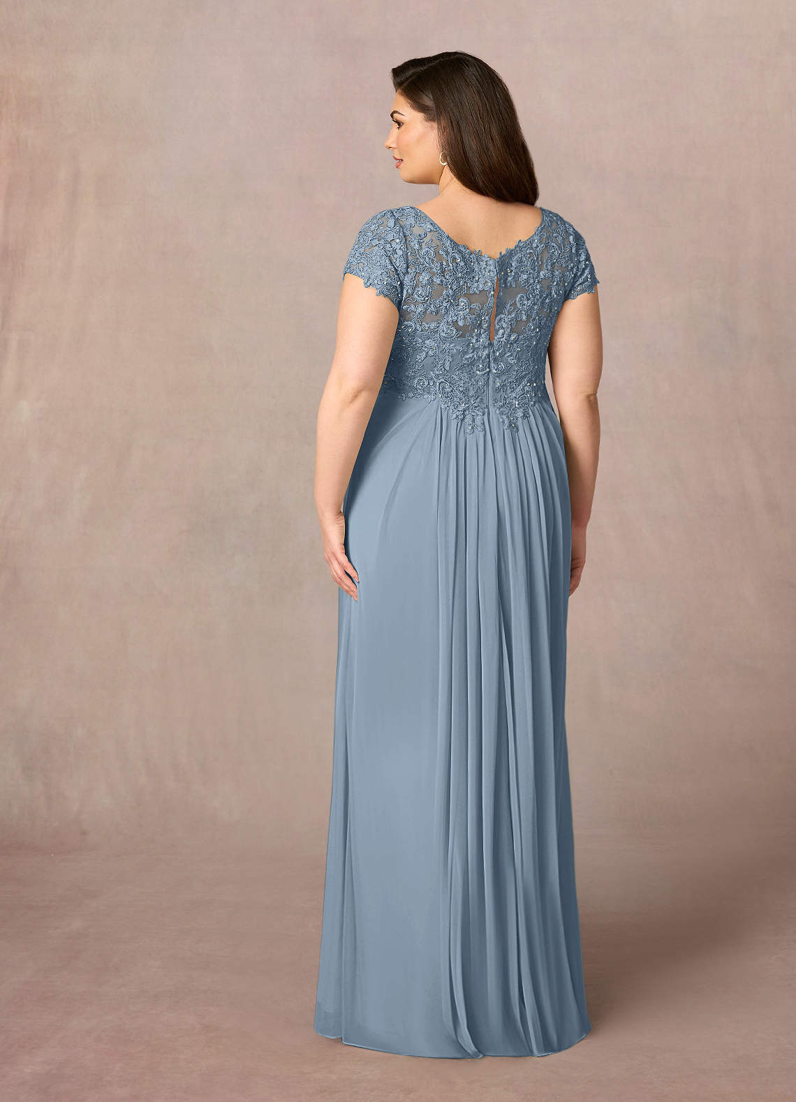 macys dusty blue dress Kennedy Blue Macy Bridesmaid Dress