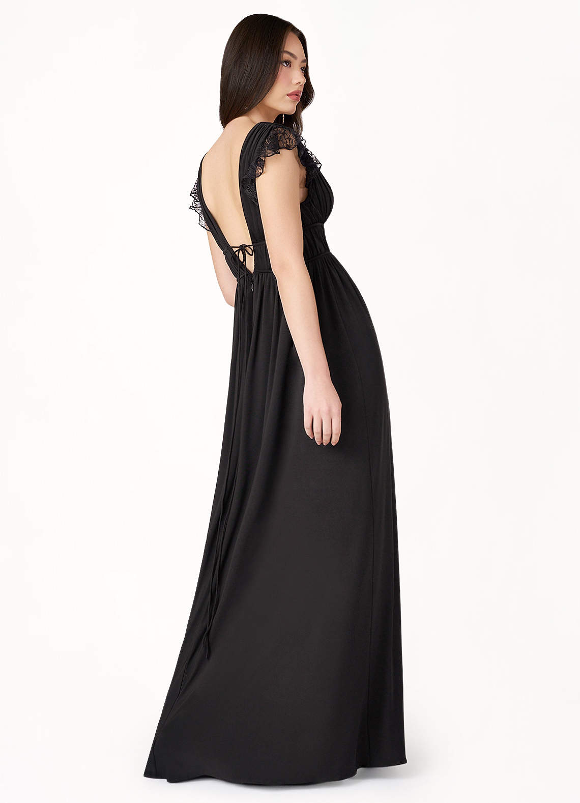 Lana Black Boho Maxi Dress image4