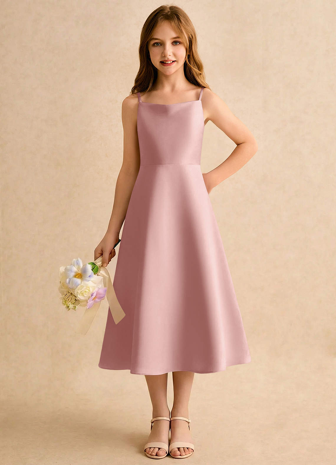 formal knee length rose gold dress Rose Gold Homecoming Dresses