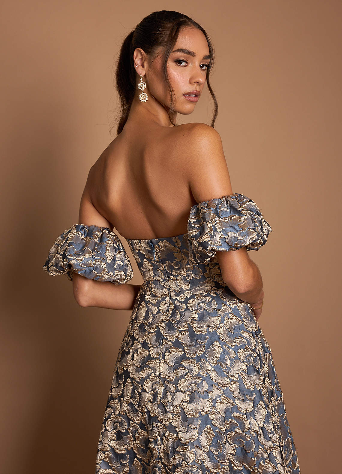 Abito Lungo Marina Dorata Belisse image8