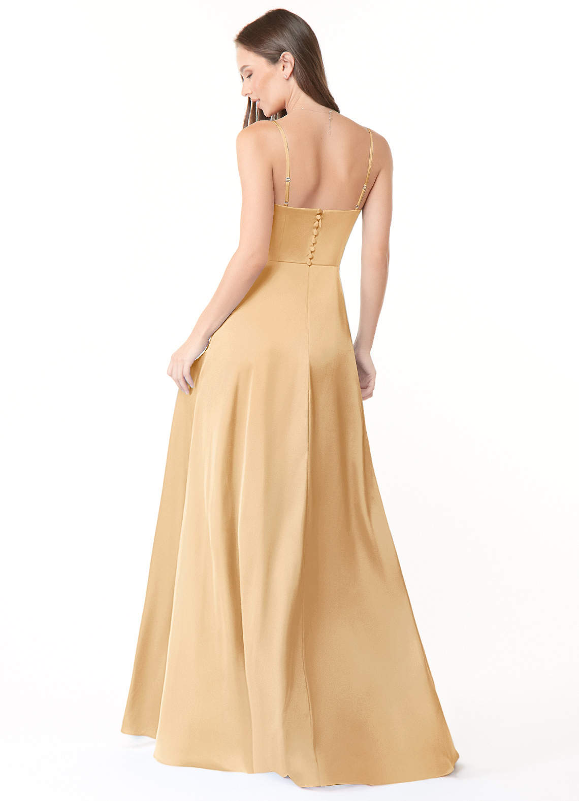 Azazie Halsey Gold Bridesmaid Dresses Azazie