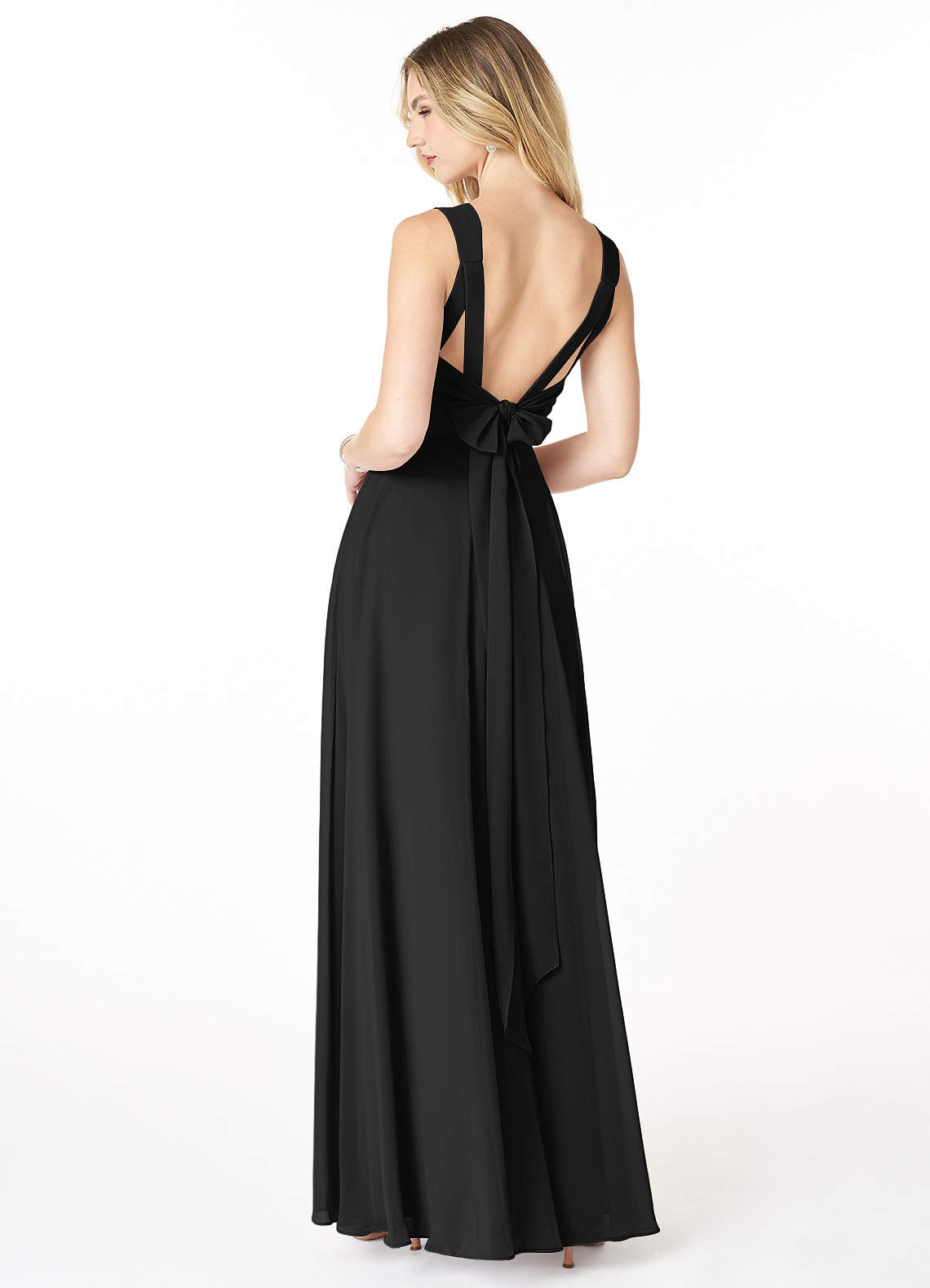 white christmas dresses Rihoas Chiffon Flutter Sleeve Maxi Dress