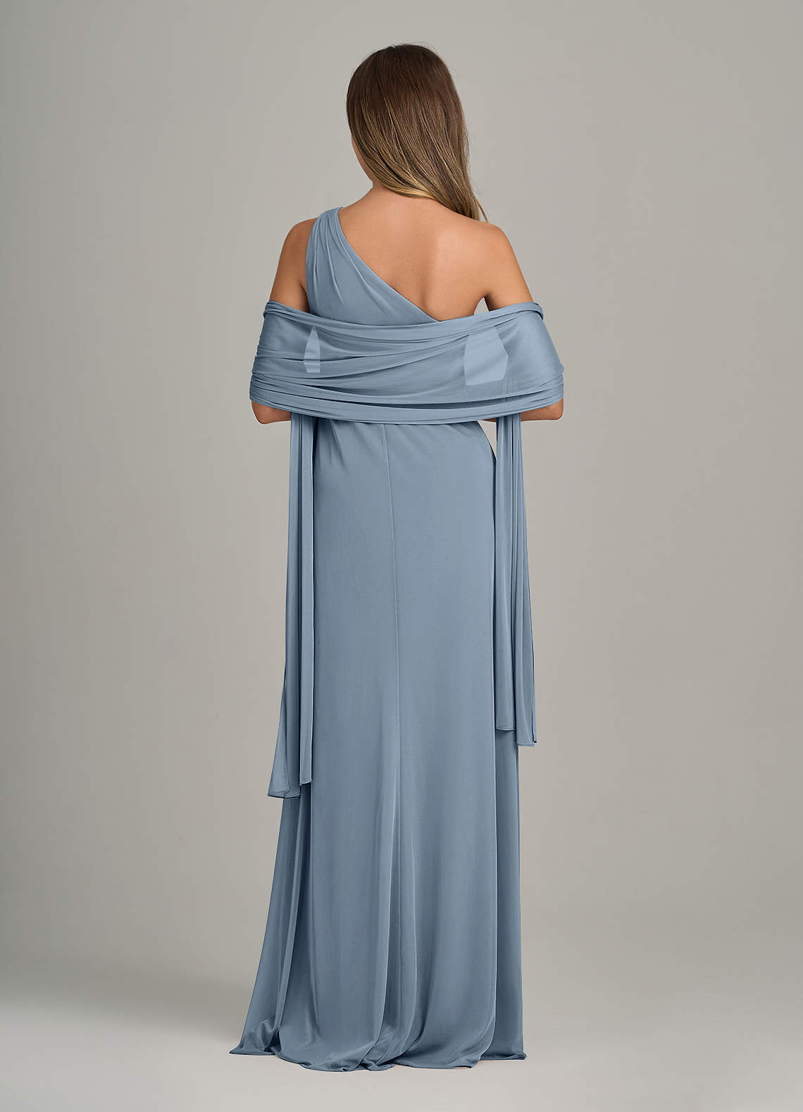 front Azazie Scialle In Rete In Colore Abbinato