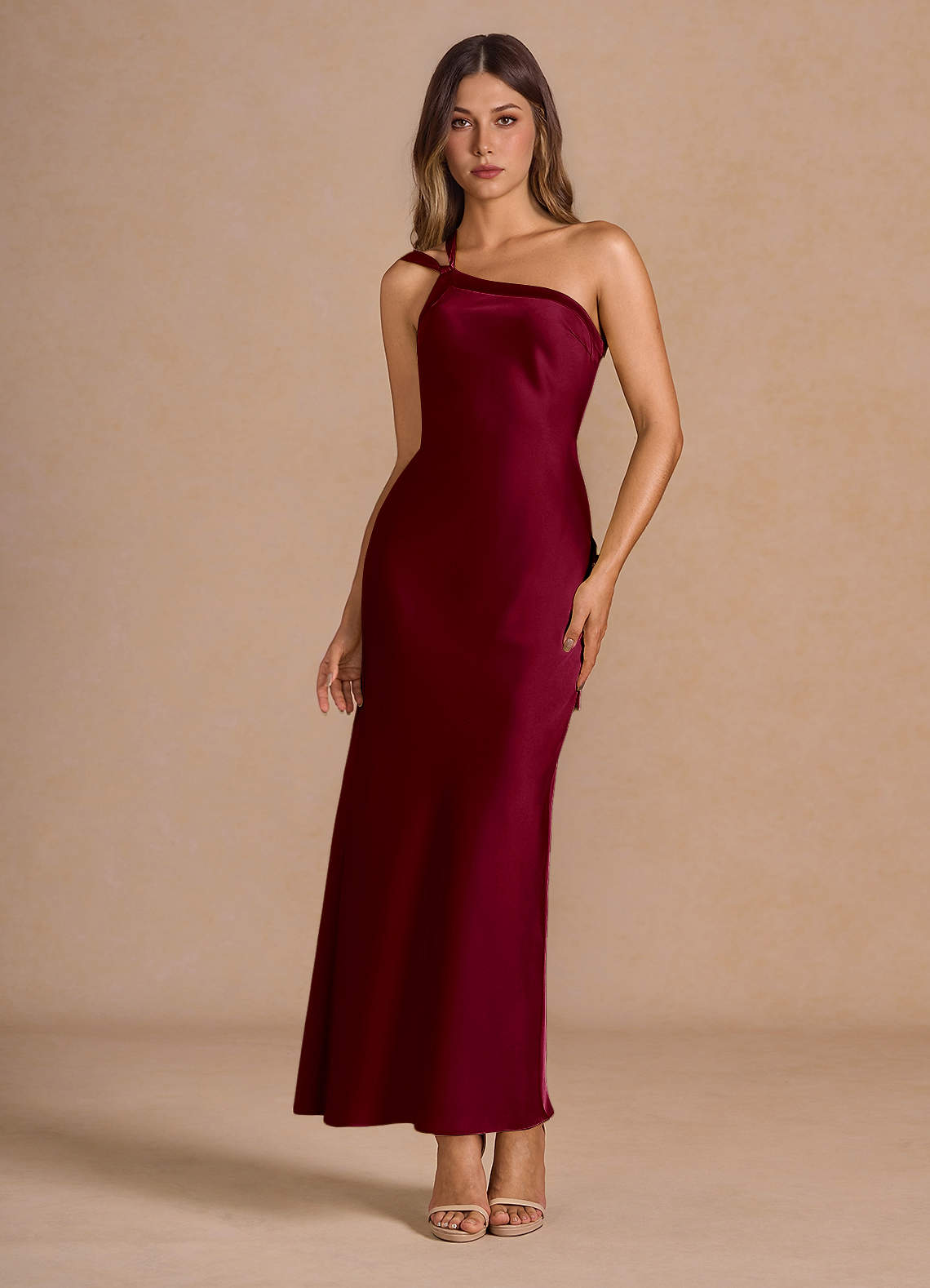 vestido Maxi Merlot Zola image1