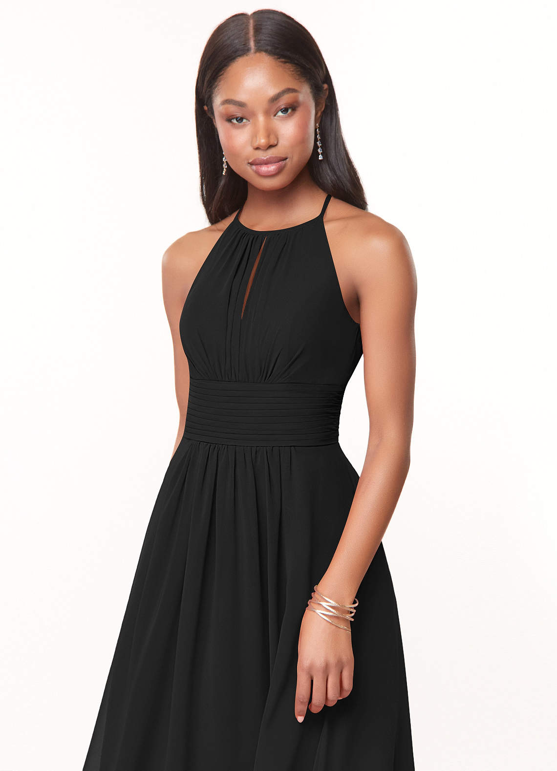 アッカ　acca ドレスポニー　黒 Azazie Bonnie Black Bridesmaid Dresses | Azazie