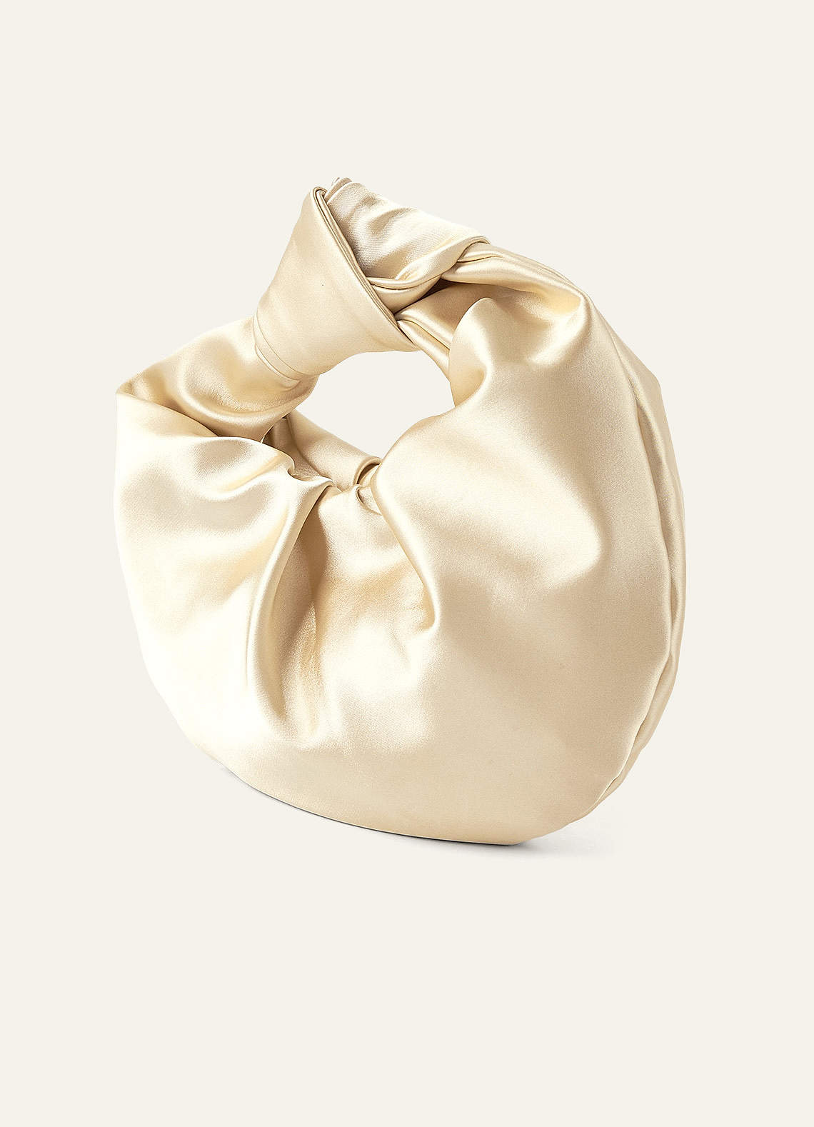 front Satin Knotted Handbag