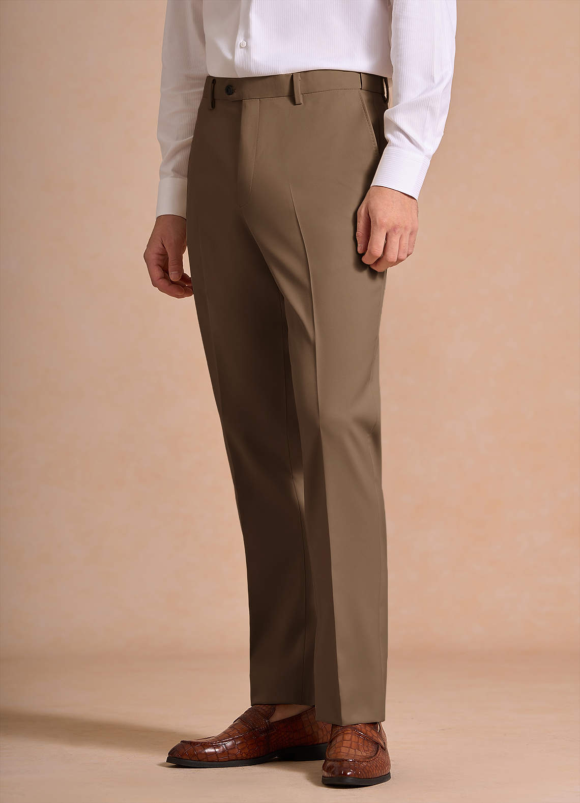 James Truffle Structured Stretch Dress Pants | Classic Regular