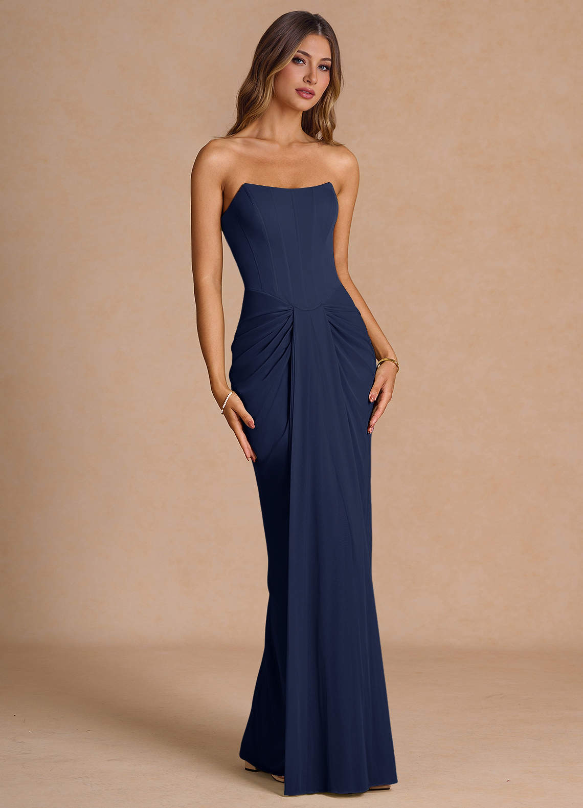 vestido Maxi Marinha Anais image2