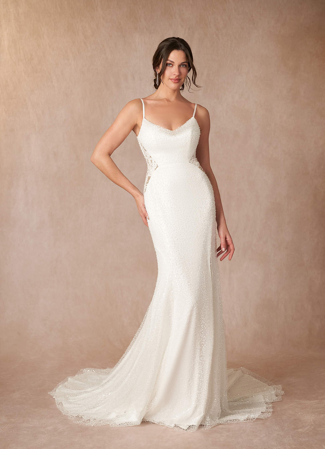 White Caramel Wedding Dress