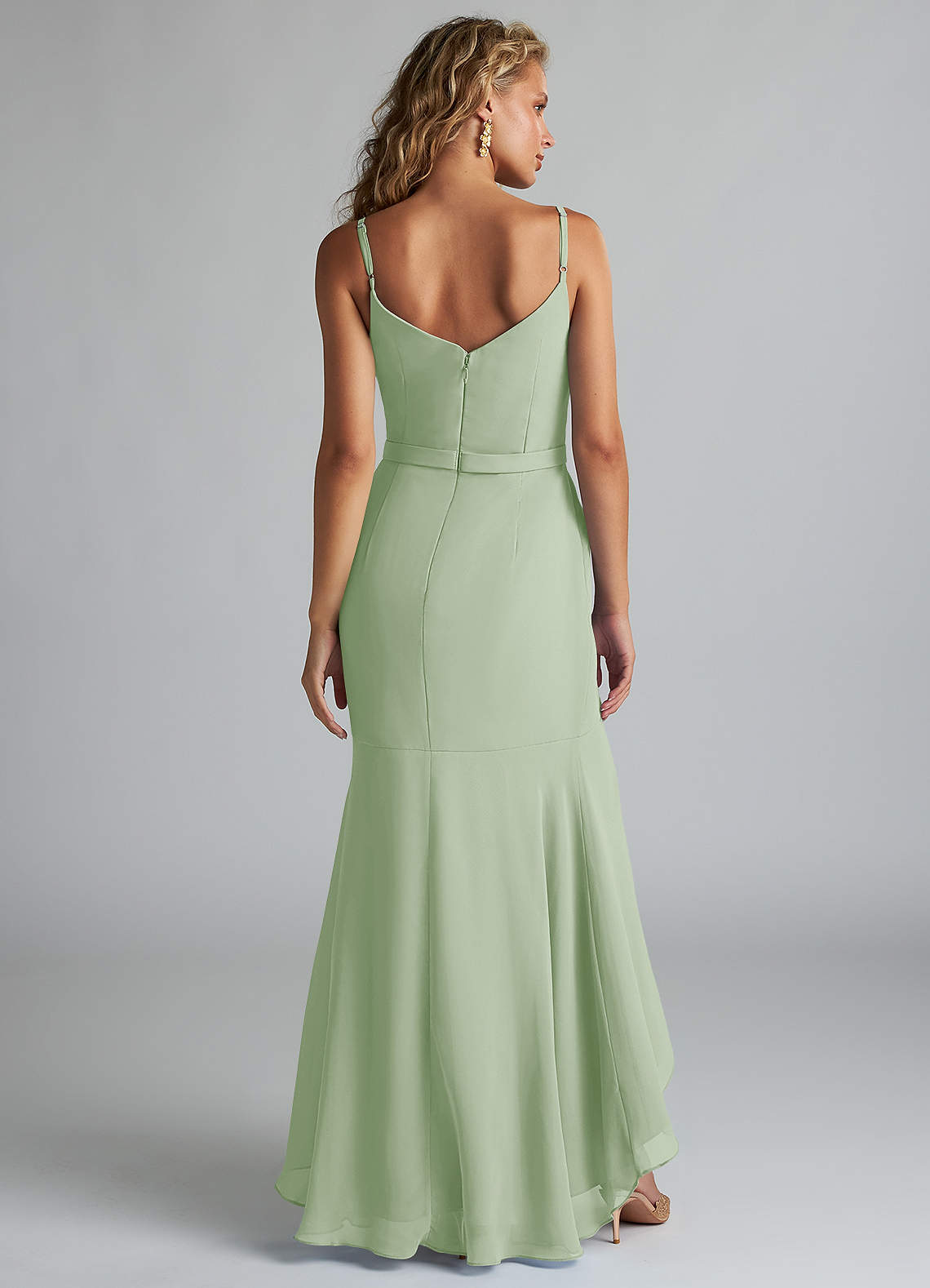 white ruffle maxi dress Love in Layers Ruffle Chiffon Maxi Dress