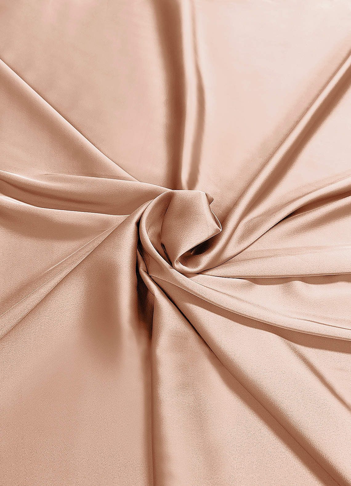 front Azazie Stretch Satin Fabric By the Yard