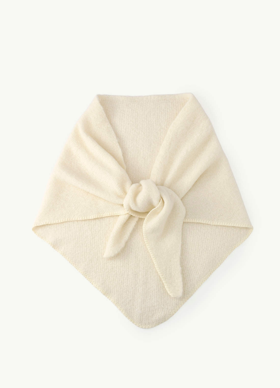 front Cravate en tricot brossé