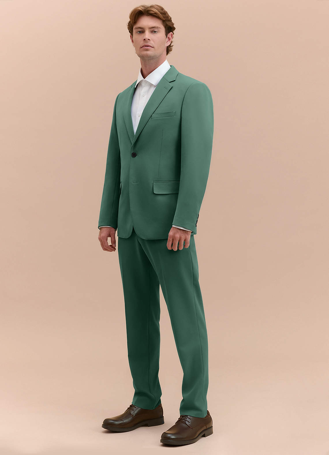 front James Eucalyptus Structured Stretch Suit