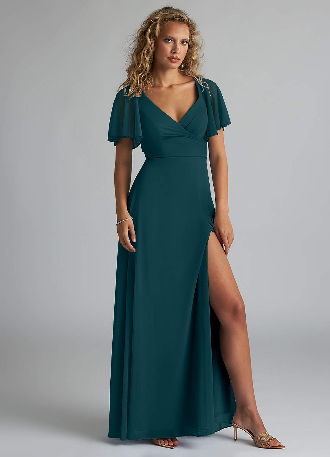 Azazie Induh Ready to Ship Pine Mesh Bridesmaid Dresses | Azazie DE Azazie Induh Ready to Ship Pine Mesh Bridesmaid Dresses | Azazie DE