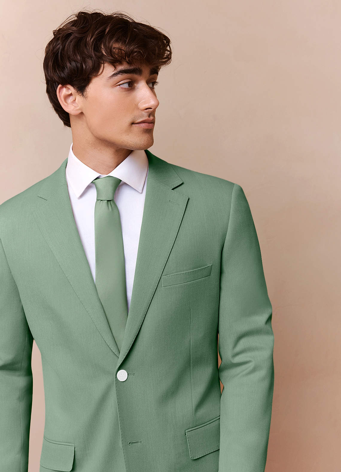 front James Matcha veste de costume