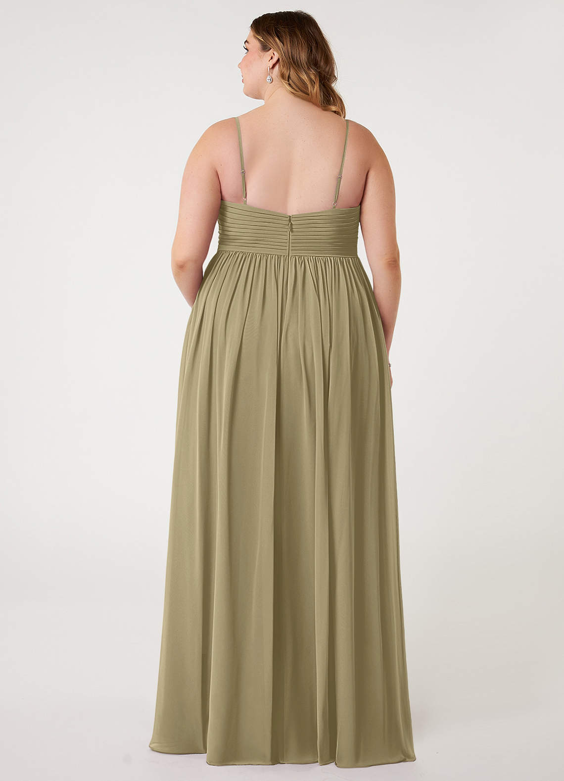 azazie moss green dress Azazie Soren