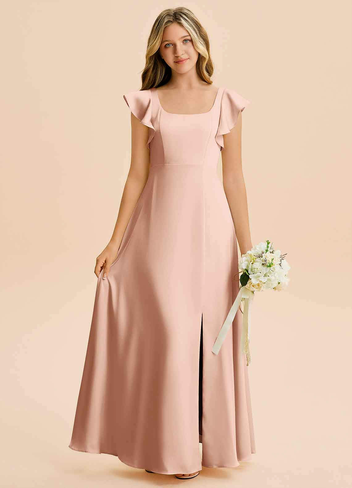 cheap orange bridesmaid dresses Burnt Chiffon Long Dress 2020 with Detachable Skirt Local style: Little black valentines2023new Set:Costume Please choose the “Custom