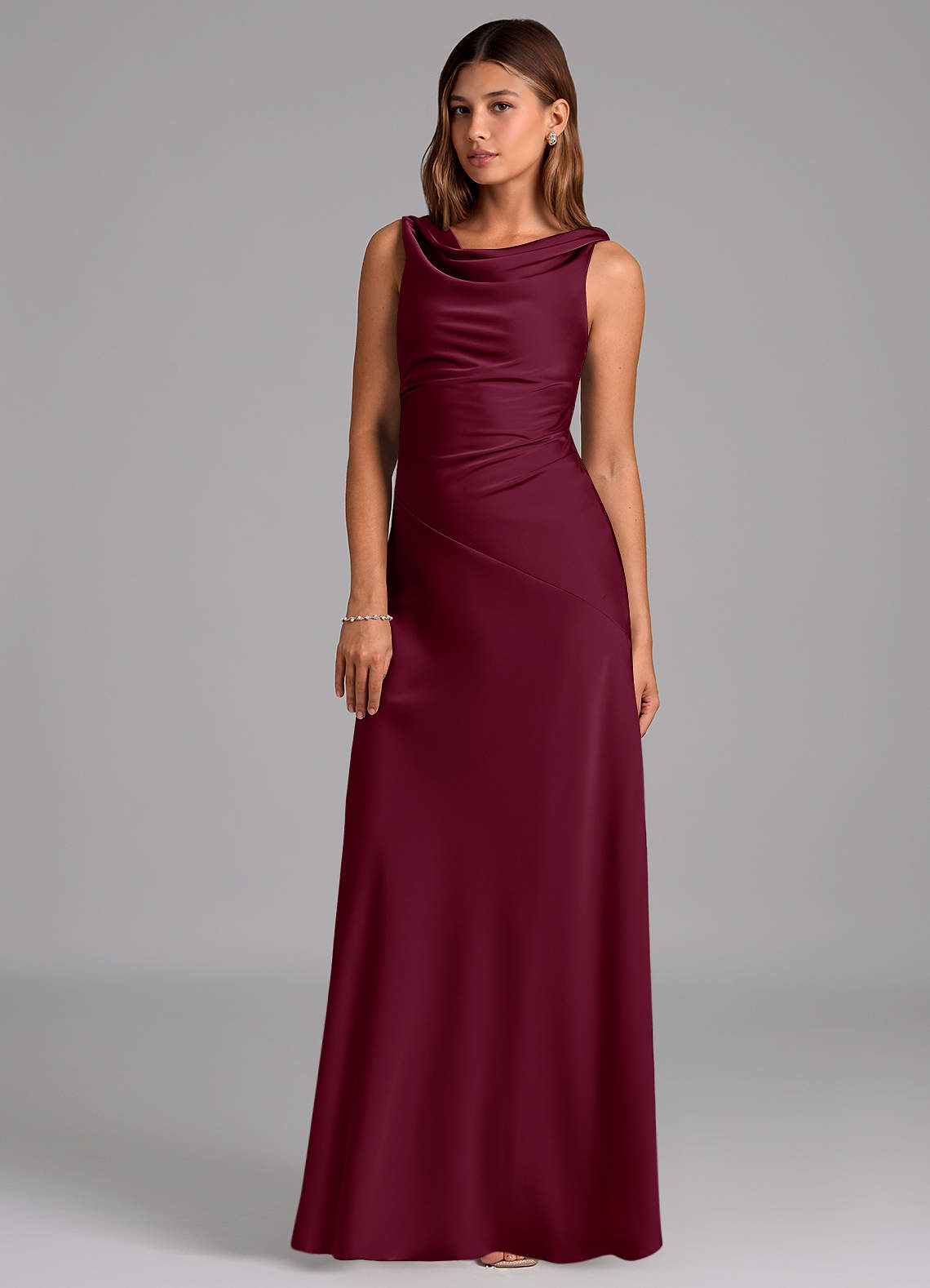 mulberry evening dress Amara Bow Gown Mulberry 00/0 / Mulberry main image 1