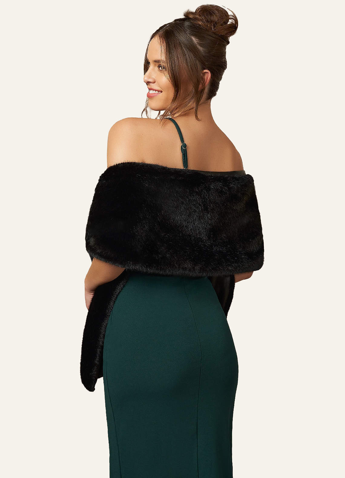 front Loyalty Faux Fur Wrap