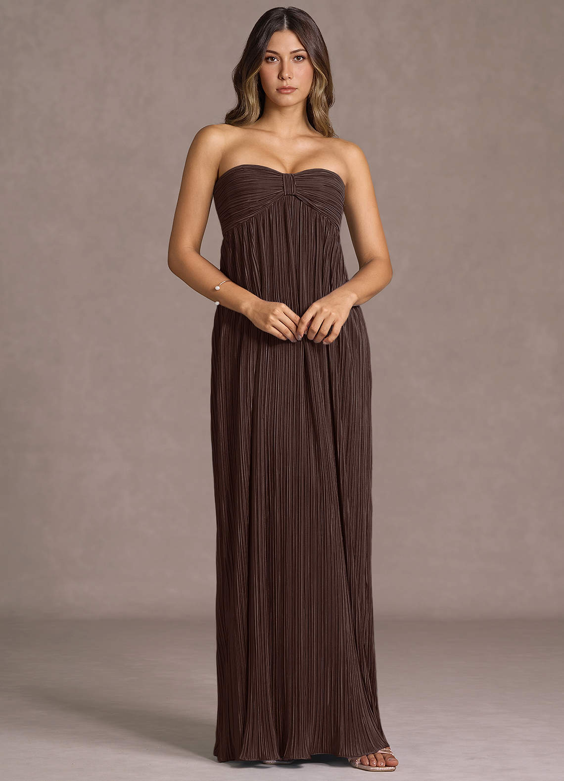 Lana Chocolate Maxi Dress image1