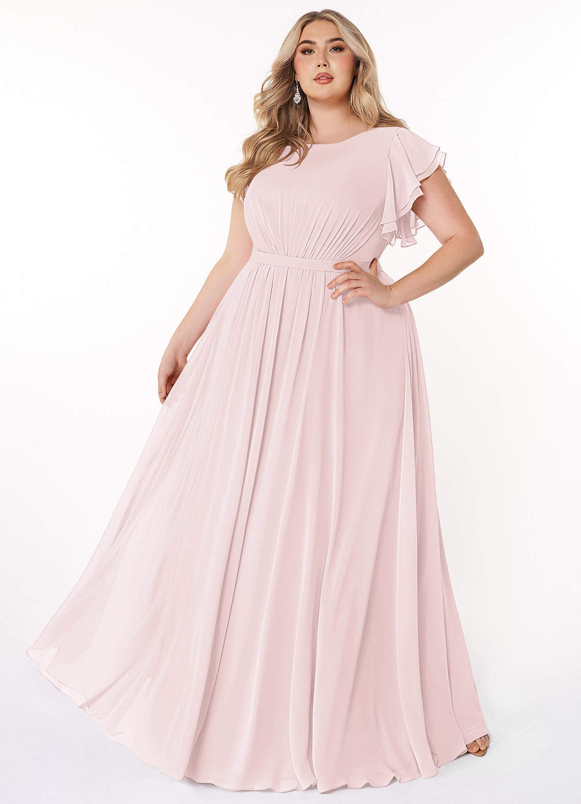 Modest pink bridesmaid dresses hotsell