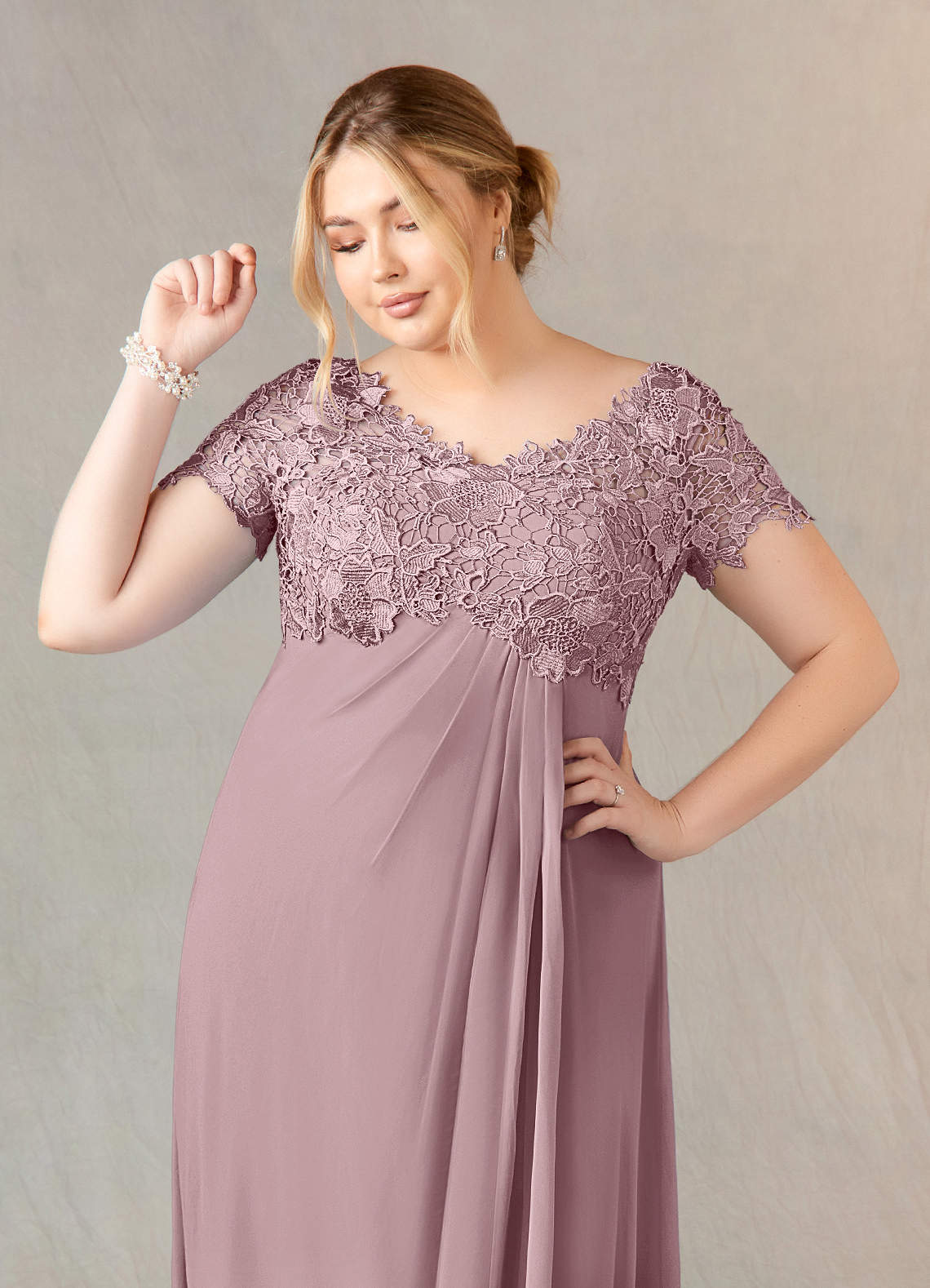 Dusty Rose Pink Mother Of The Bride Dresses Plus Size Save Big On