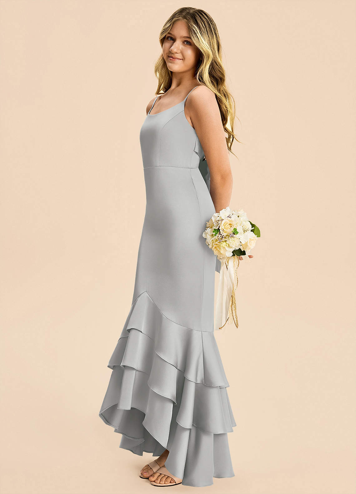 corset midi dress yellow MissJophiel Strapless YellowFloral Embroidered Lavender Floral / Above Knee / US2 FIT DETAILS AMORIS Size:35x250 cm/ 14x98 Inches SL Fashions Women's Cocktail