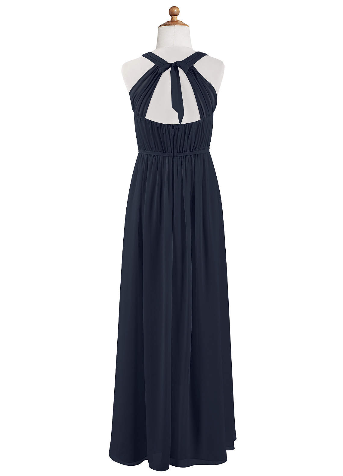 Navy halter bridesmaid clearance dress