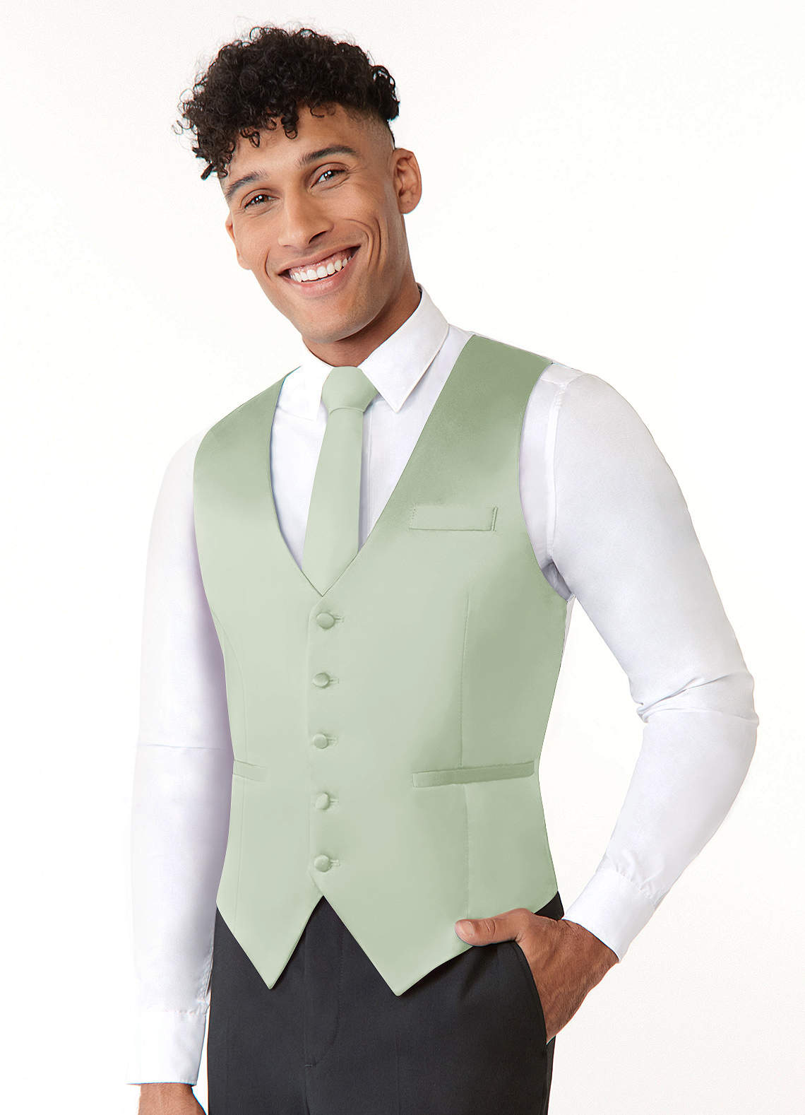 MATTE SATIN VEST - Groomsmen Accessories