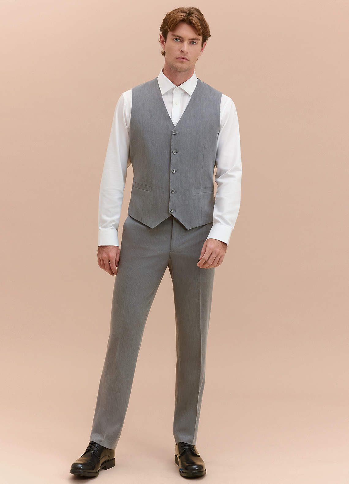 front William Grey Comfort Blend Suit Vest