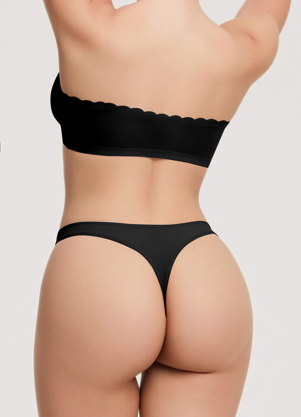 front Front‑Hook Anti‑Slip Scalloped Push‑Up Bra
