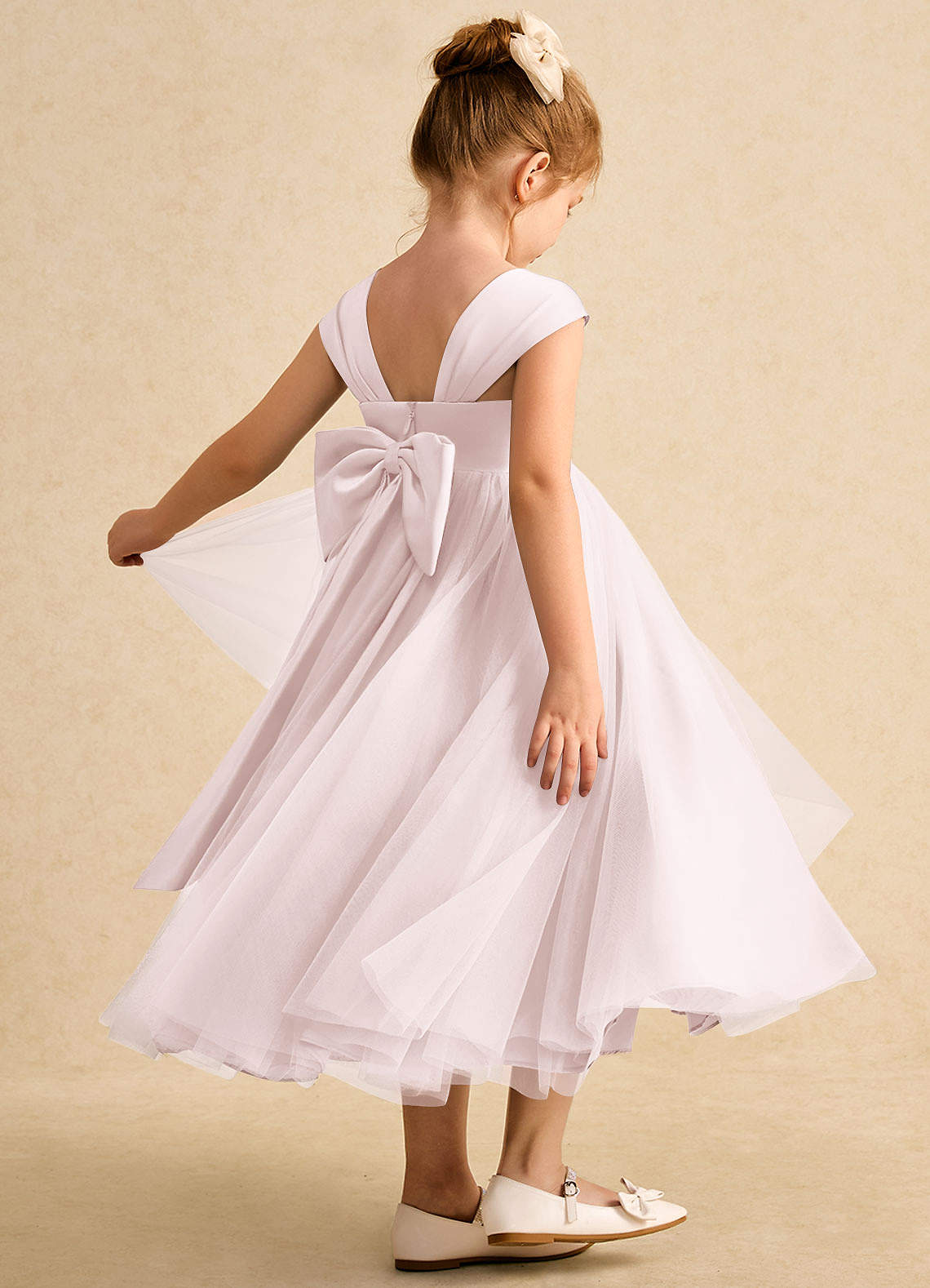 Azazie Chickadee Blushing Pink Ball-Gown Sweetheart Neckline Matte