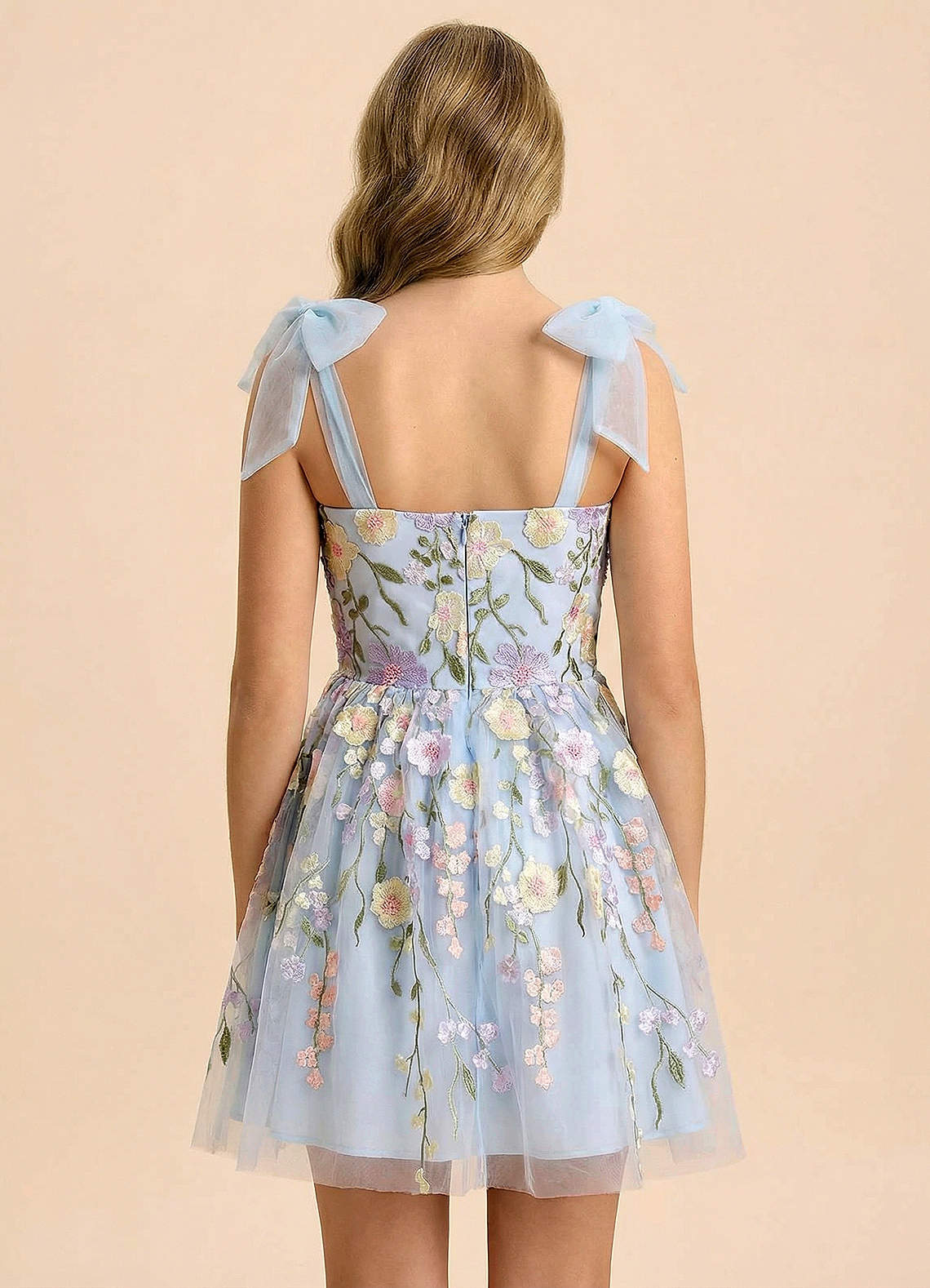 front Azazie Gemma Junior Formal Dress