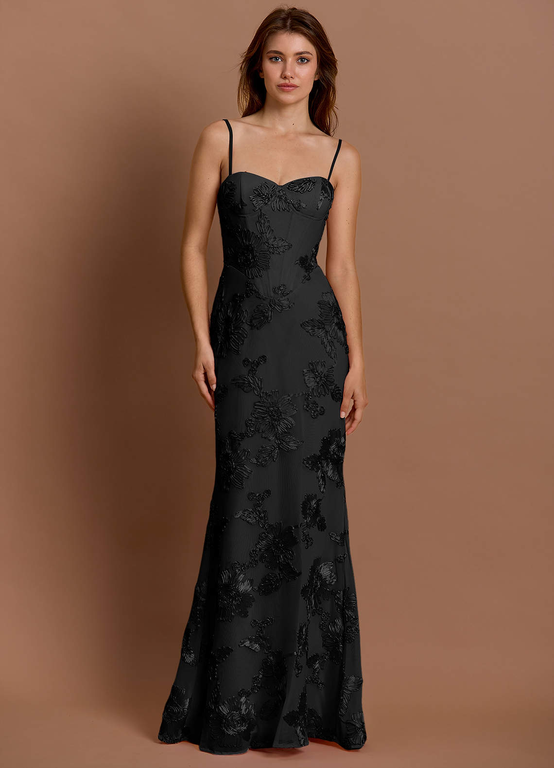Maxi jurk Anika Zwart image2
