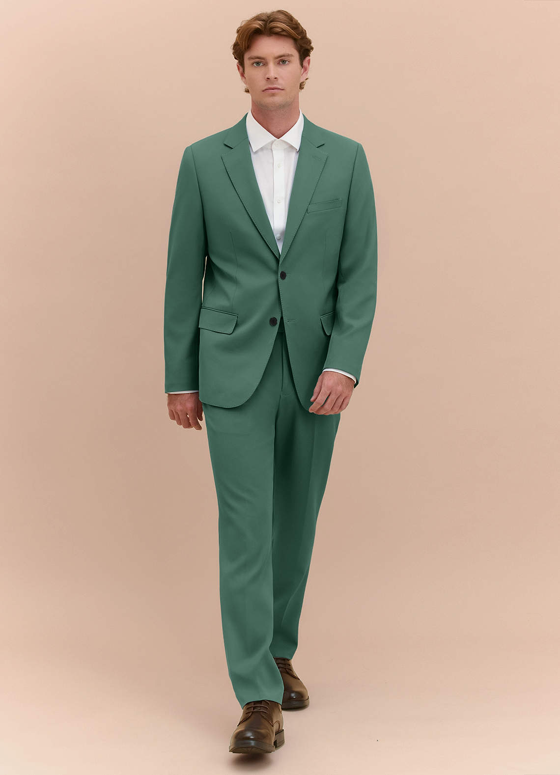 front James Eucalyptus Structured Stretch Suit