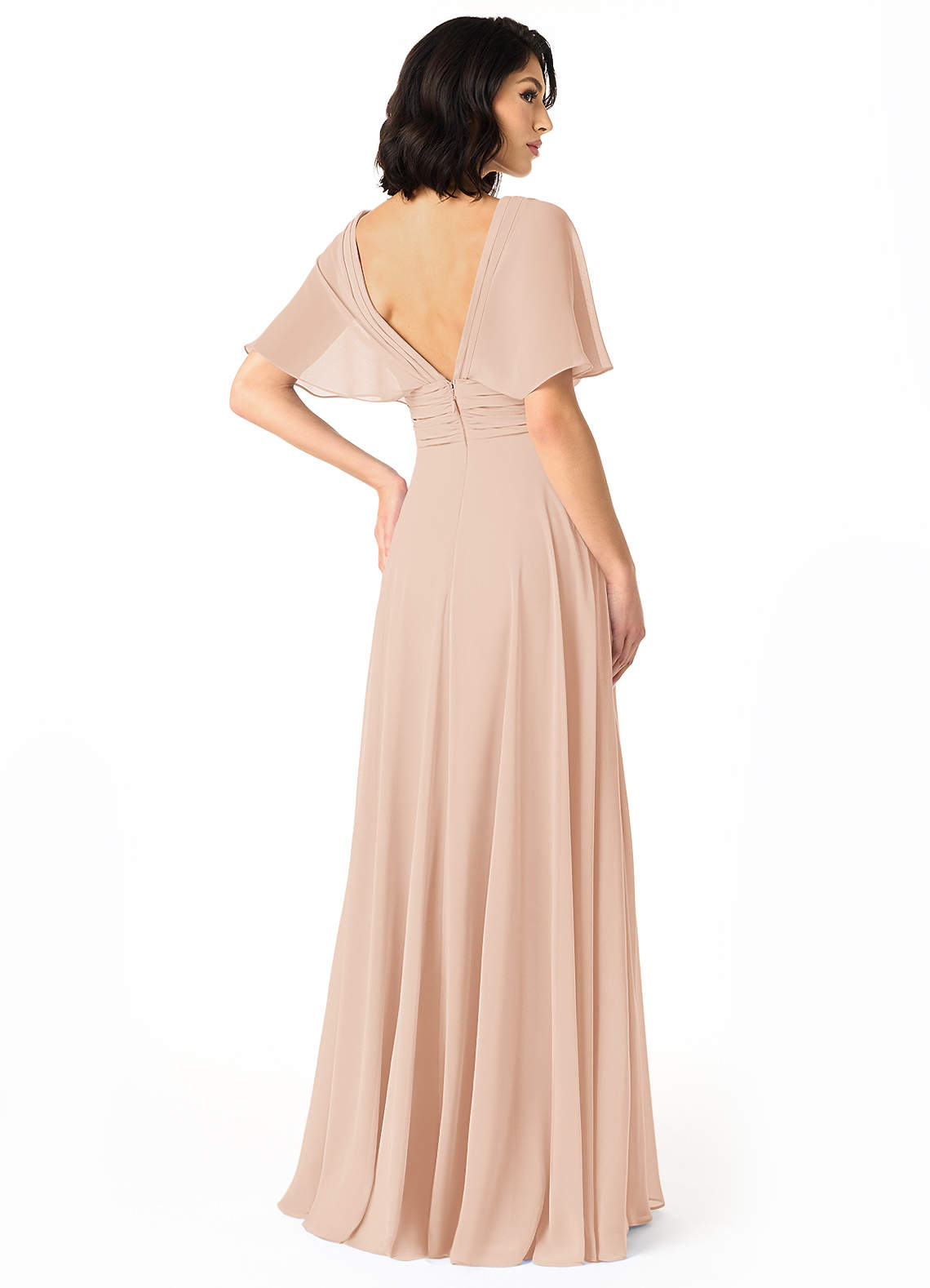 Azazie Pamela English Rose Bridesmaid Dresses | Azazie