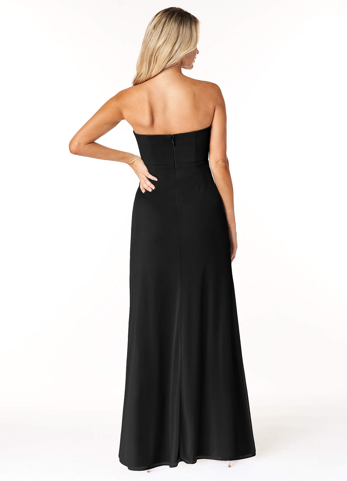 Black Azazie Adora Bridesmaid Dresses | Azazie