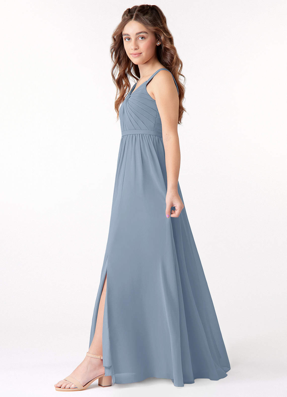 evie blue dress Evie adjustable fit bridesmaid dress