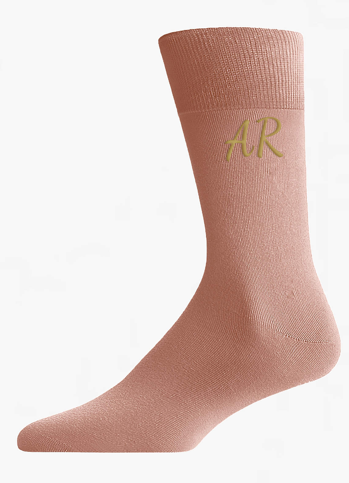 front Personalized Embroidered Name Groom and Groomsmen Socks