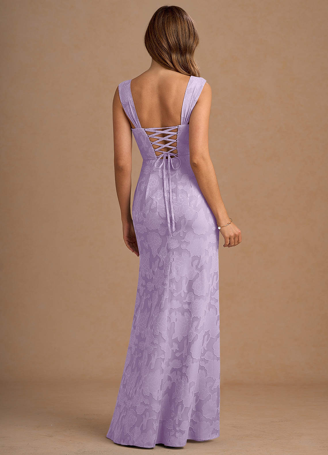 Robe Longue Lilas Eliana Azazie