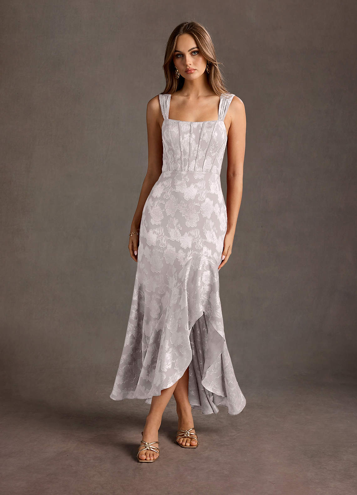 Saskia Cream Maxi Dress image1