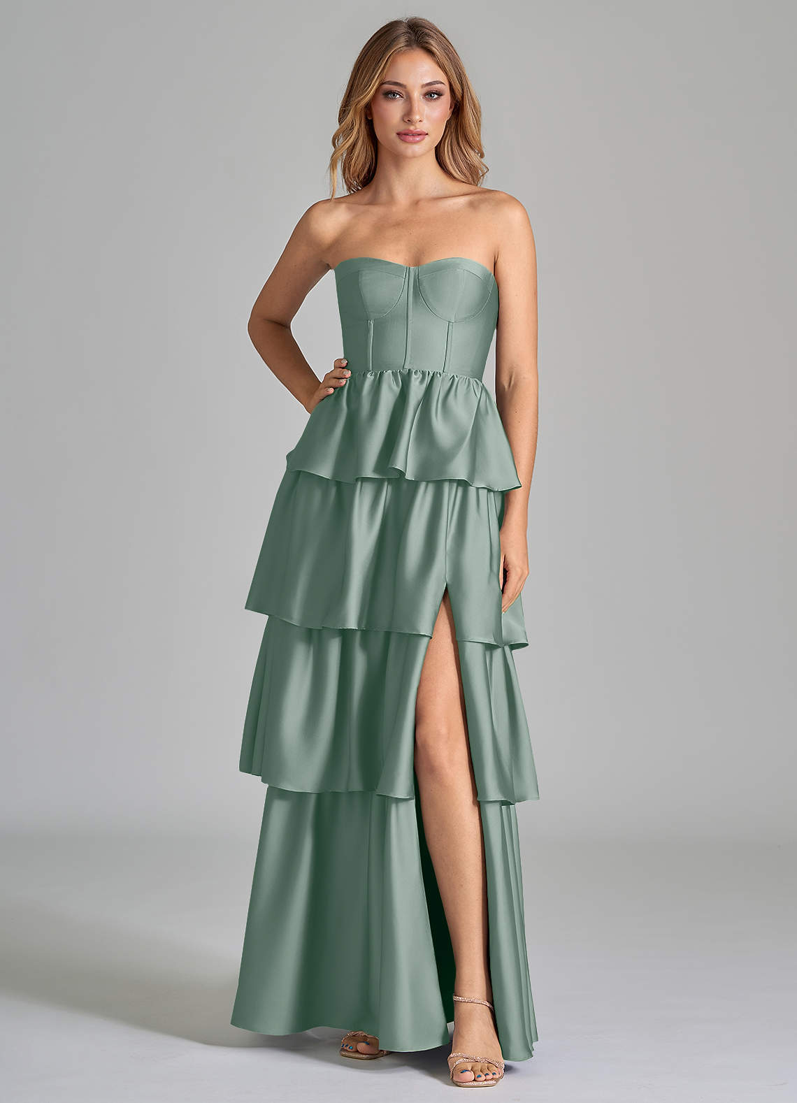 frugal fannies bridesmaid dresses Simple Chiffon High Bohemian Bridesmaid Dress  TANYA BRIDAL