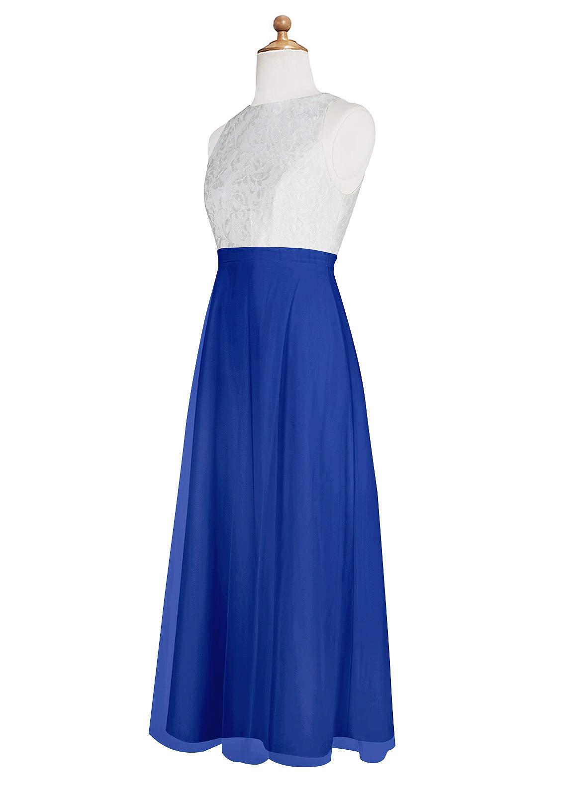 Azazie Albertine Junior Bridesmaid Dress in Royal Blue | Azazie DE