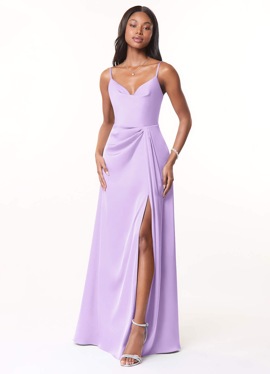 Dress Vestidos De Dama En Color Lila Vestido De Dama De Honor