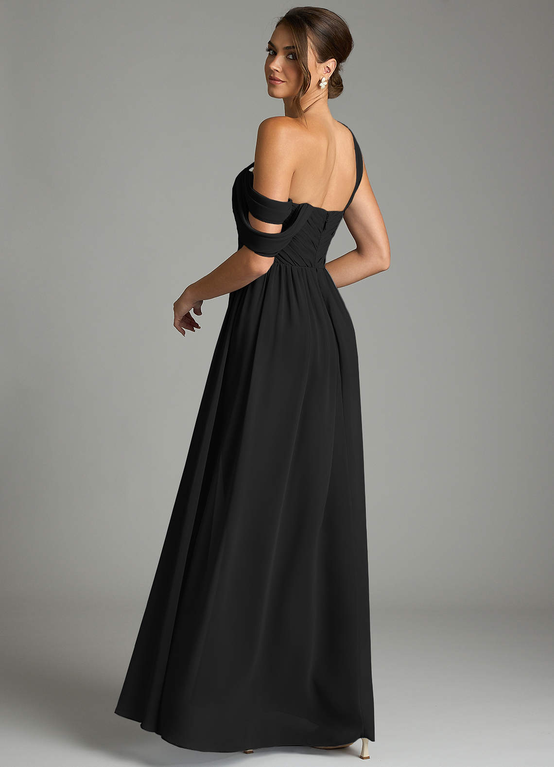 Azazie Kassandra Black Bridesmaid Dresses | Azazie