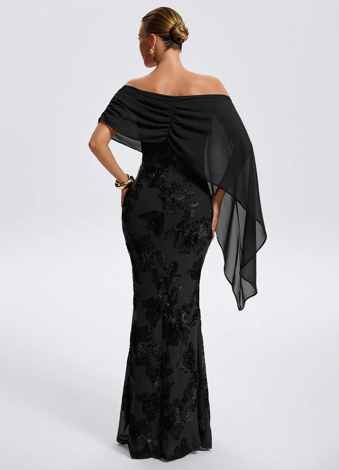 Rhiannon Black Maxi Dress image5