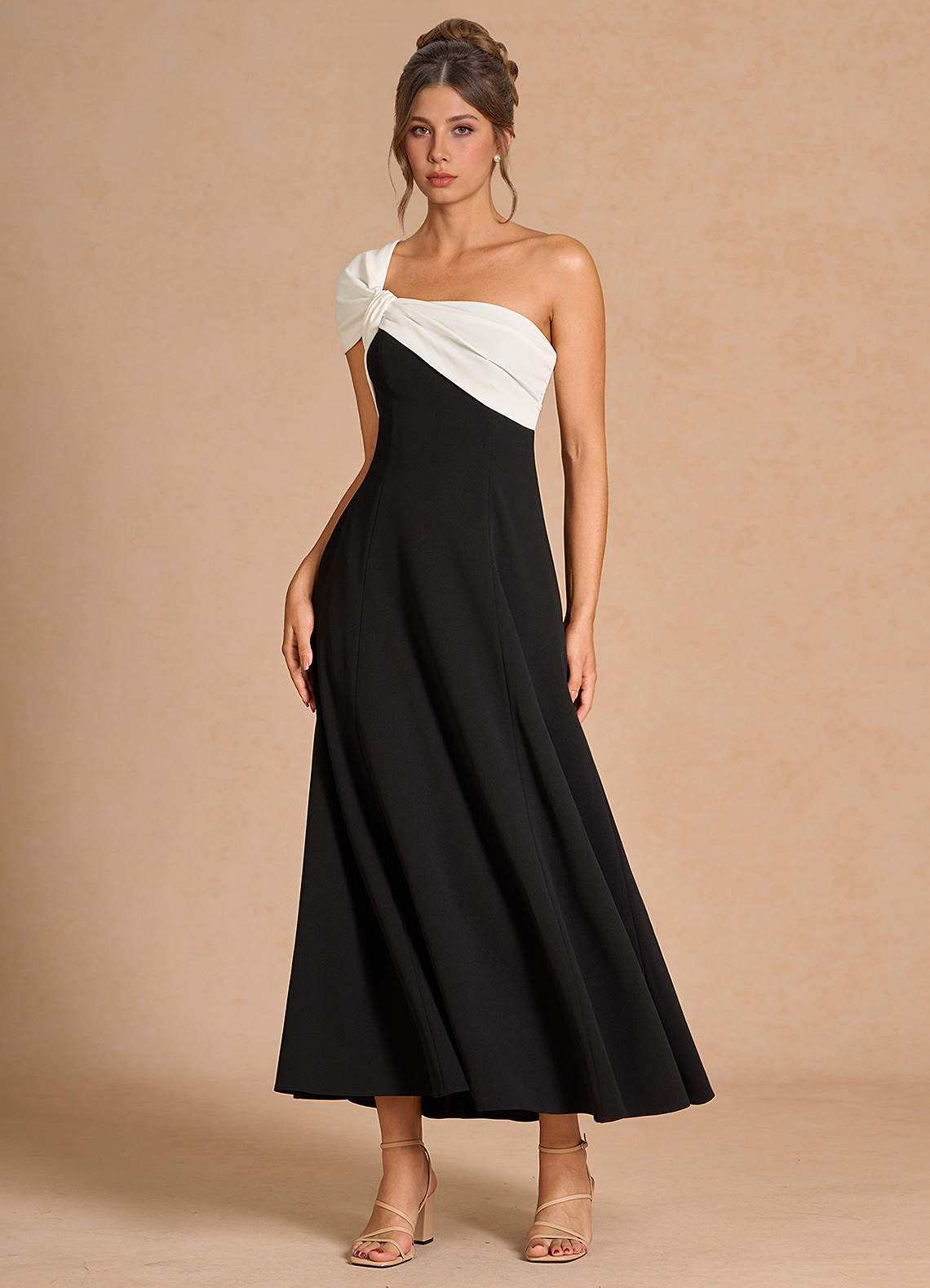 Nerina Black Midi Dress image3