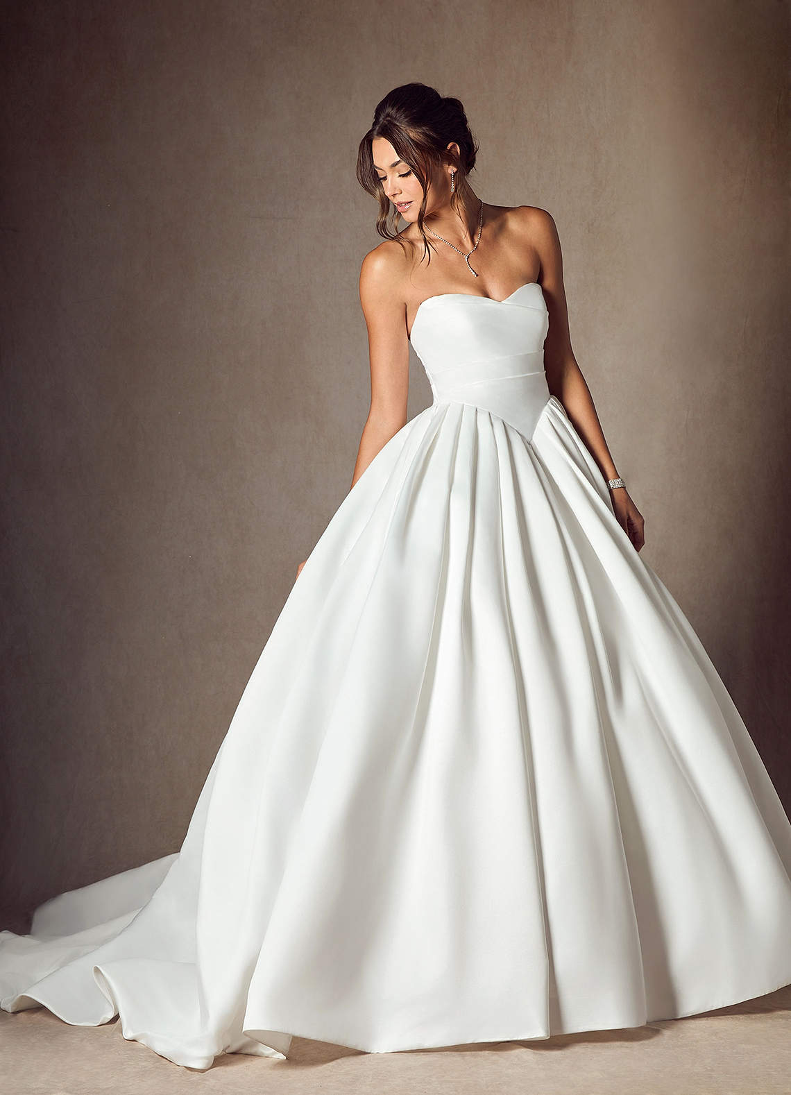 Strapless Vestido De Noche Estilo Princesa Estilo Princesa