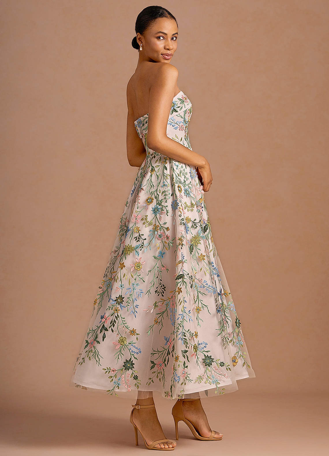 Evangeline Blush Pink Multi Maxi Dress image2