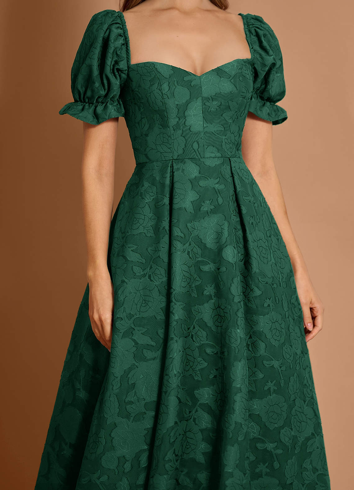 emerald green color dress Lanthe Maxi YCRF_prod-review-womens-apparel